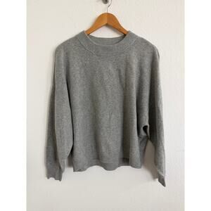 Abercrombie & Fitch NWT Womens Grey classic Sweater Knit Cozy Chic Size XL